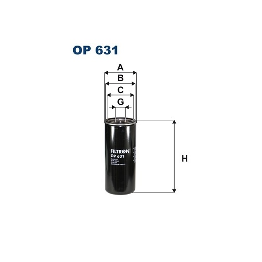 OP 631 - Oil filter 