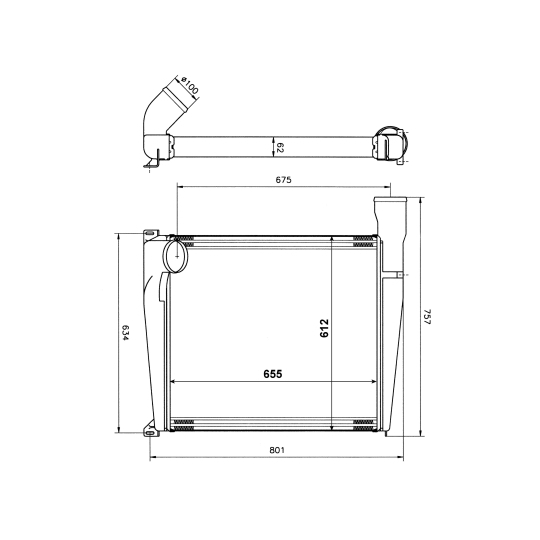 309375 - Intercooler, charger 