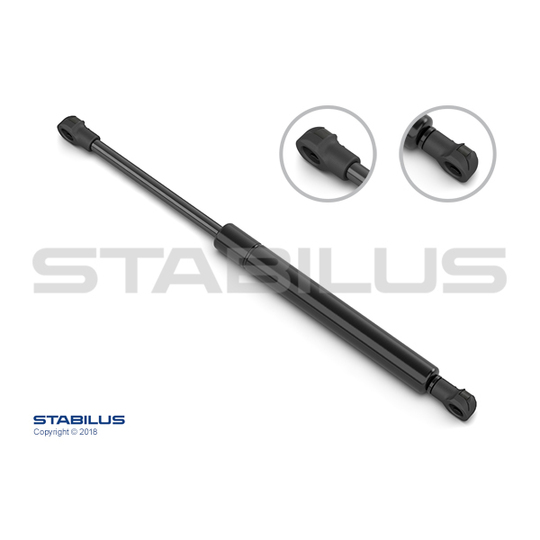 870950 - Gas Spring, rear windscreen 