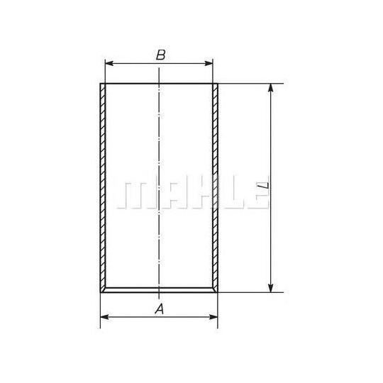 039 WV 21 - Cylinder Sleeve 