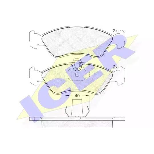 181152 - Brake Pad Set, disc brake 