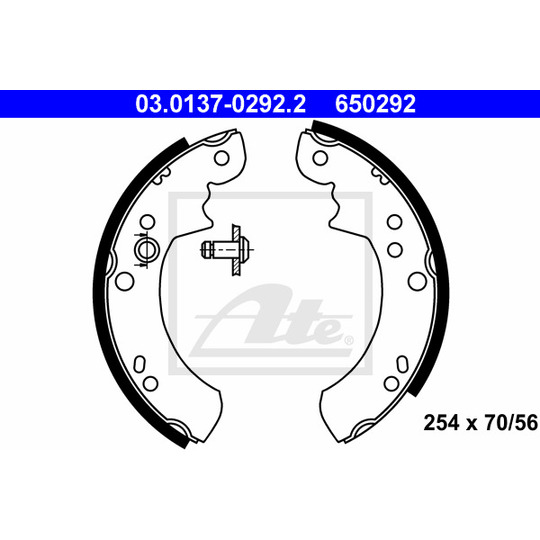 03.0137-0292.2 - Brake Shoe Set 