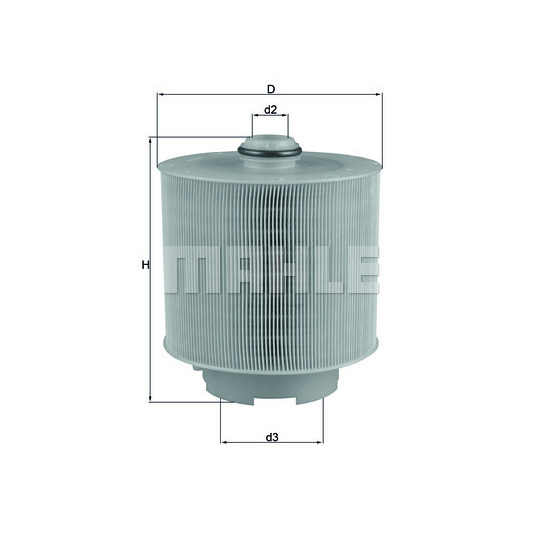 LX 1006/2D - Air filter 