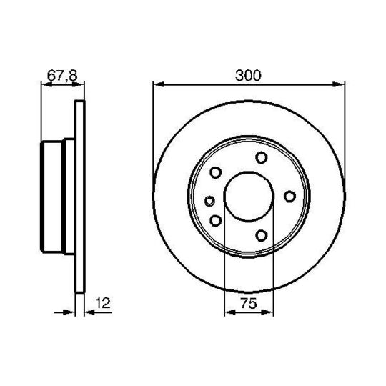 0 986 478 322 - Brake Disc 