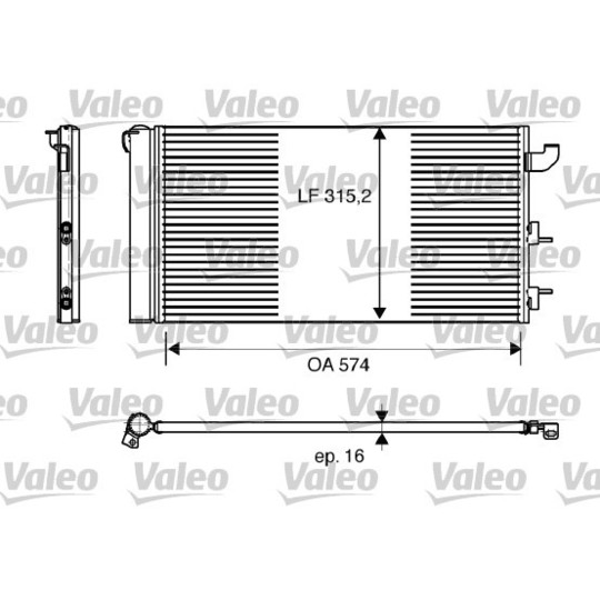 818162 - Condenser, air conditioning 