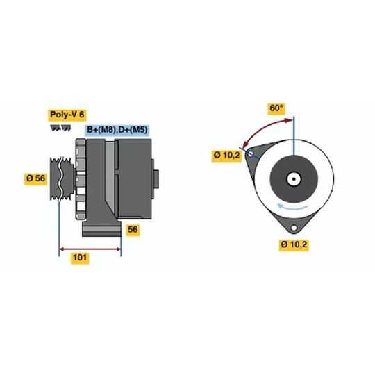 0 986 034 030 - Generator 