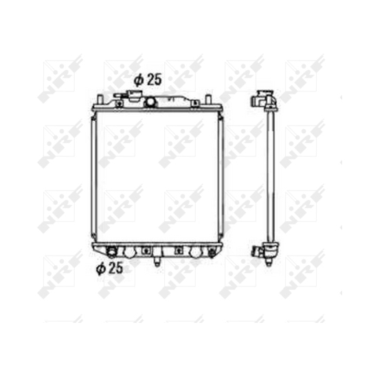 53673 - Radiator, engine cooling 