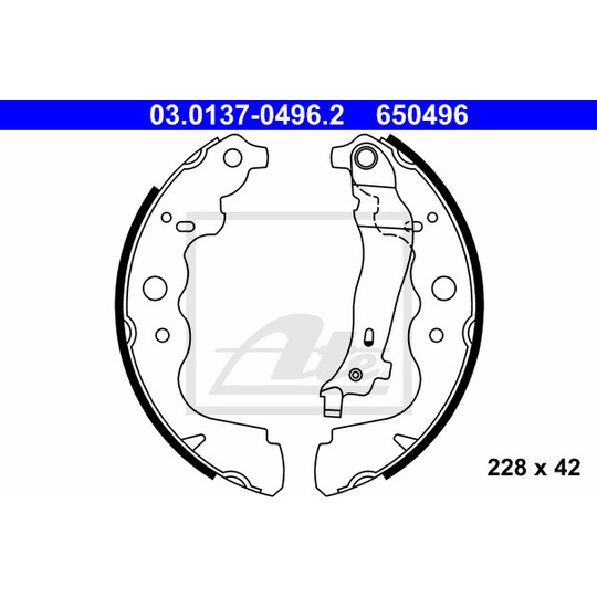 03.0137-0496.2 - Bromsbackar, sats 