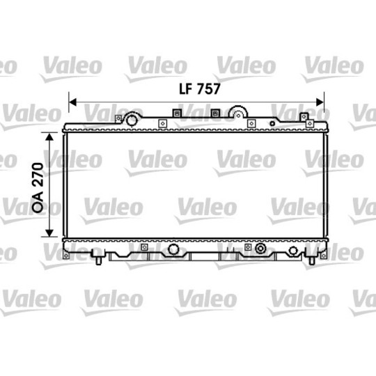 734235 - Radiator, engine cooling 