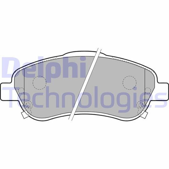 LP1786 - Brake Pad Set, disc brake 
