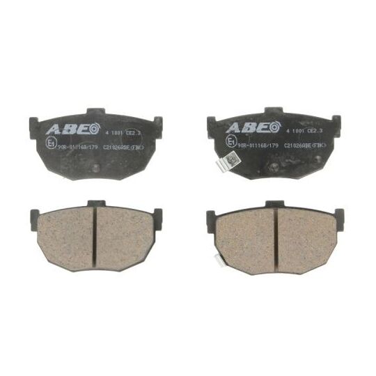C21026ABE - Brake Pad Set, disc brake 