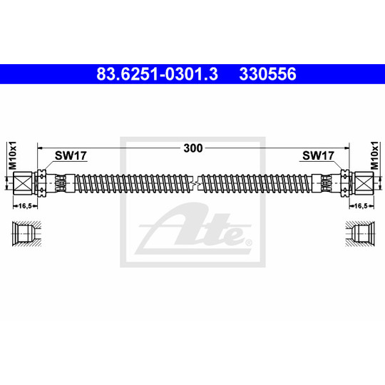 83.6251-0301.3 - Jarruletku 