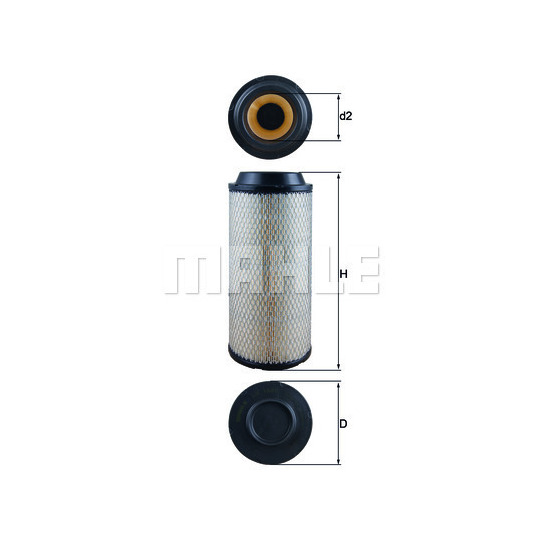 LX 1687 - Air filter 