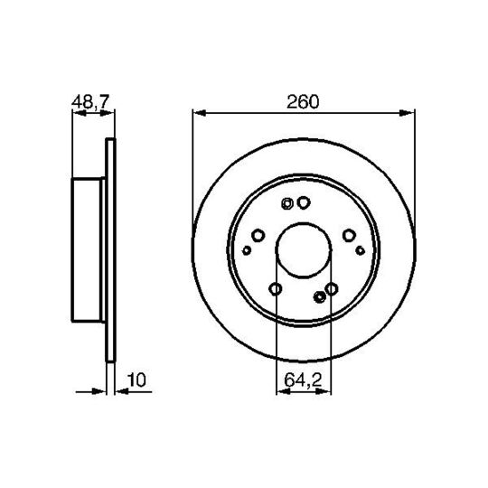 0 986 479 225 - Brake Disc 