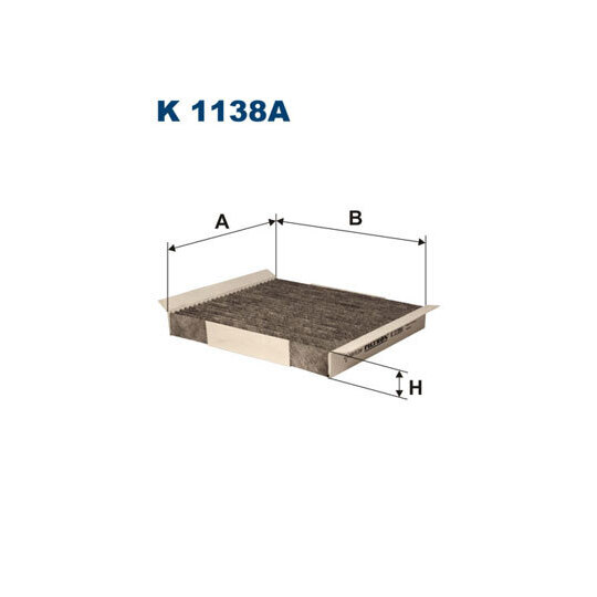 K 1138A - Filter, kupéventilation 