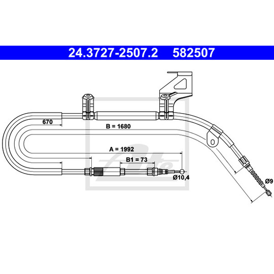 24.3727-2507.2 - Vaijeri, seisontajarru 