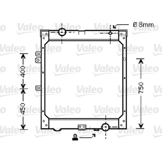 733426 - Radiator, engine cooling 