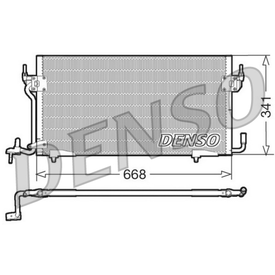 DCN07060 - Condenser, air conditioning 