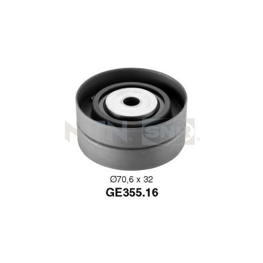 GE355.16 - Deflection/Guide Pulley, timing belt 