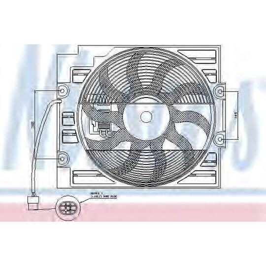 85422 - Fan, A/C condenser 
