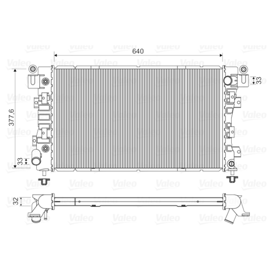 731148 - Radiator, engine cooling 