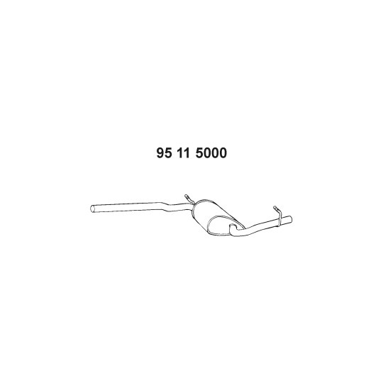 95 11 5000 - Middle Silencer 