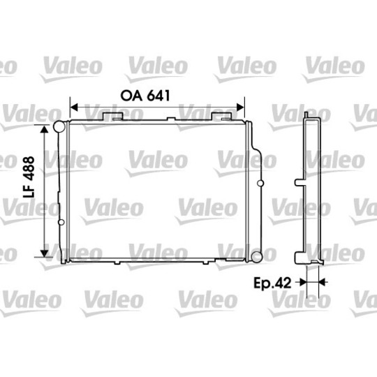 734803 - Radiator, engine cooling 