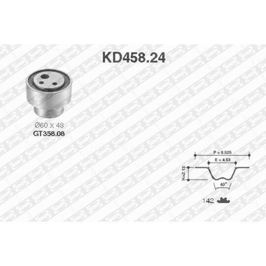 KD458.24 - Timing Belt Set 