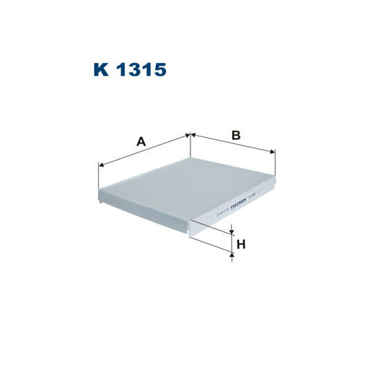 K 1315 - Filter, interior air 