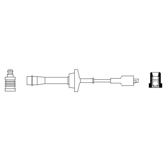 0 986 356 155 - Ignition Cable 