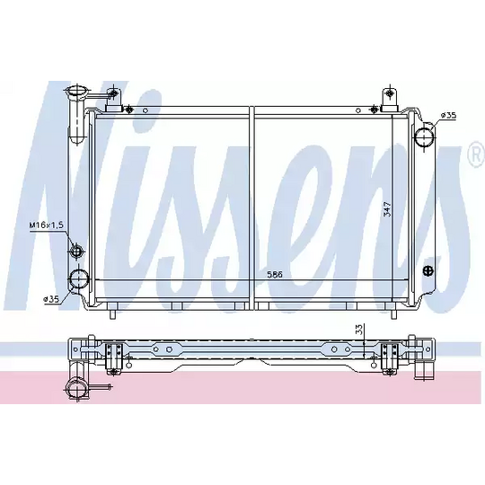 62425 - Radiator, engine cooling 