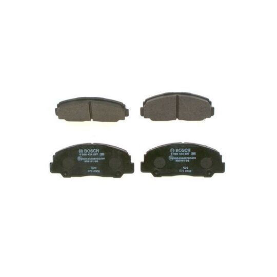 0 986 424 297 - Brake Pad Set, disc brake 