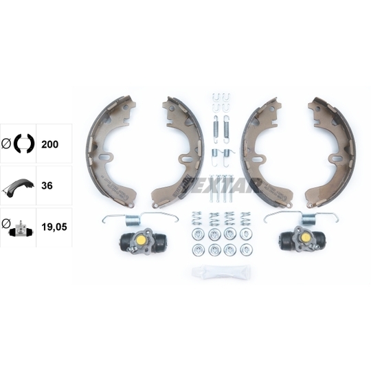 83043100 - Brake Shoe Set 