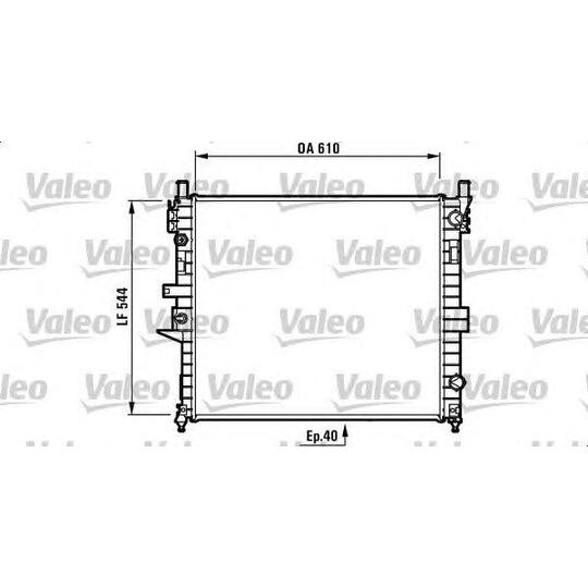 732736 - Radiator, engine cooling 