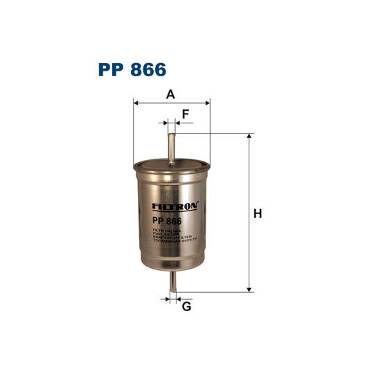 PP 866 - Bränslefilter 