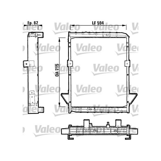 811060 - Radiator, engine cooling 