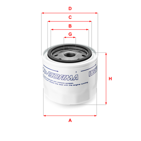 S 3257 R - Hydraulic Filter, automatic transmission 