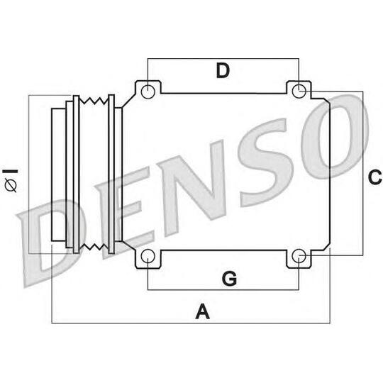 DCP01002 - Compressor, air conditioning 