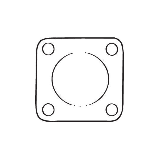 256-510 - Gasket, exhaust pipe 