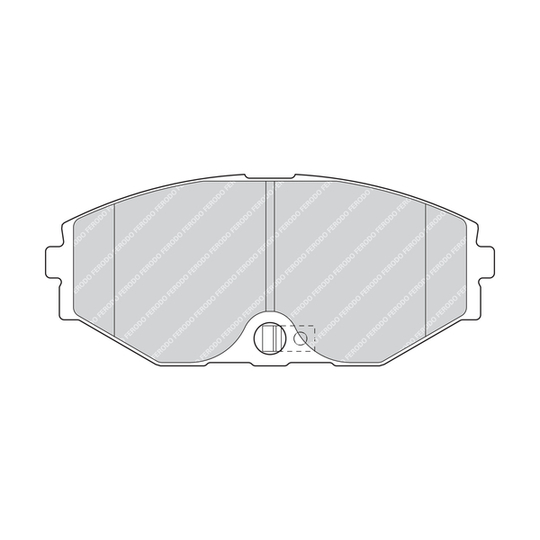 FDB1682 - Brake Pad Set, disc brake 
