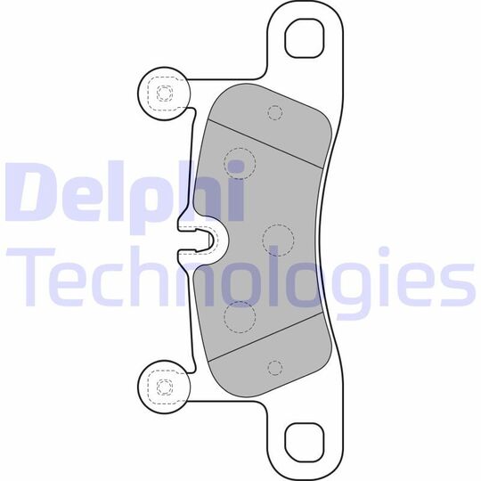 LP2233 - Brake Pad Set, disc brake 