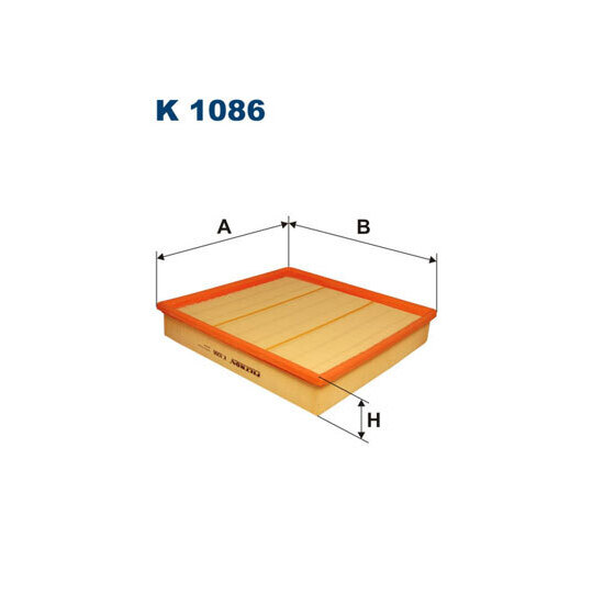 K 1086 - Filter, interior air 