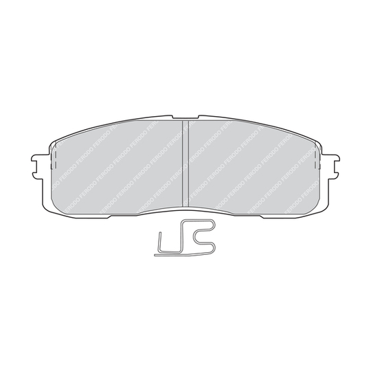 FDB477 - Brake Pad Set, disc brake 