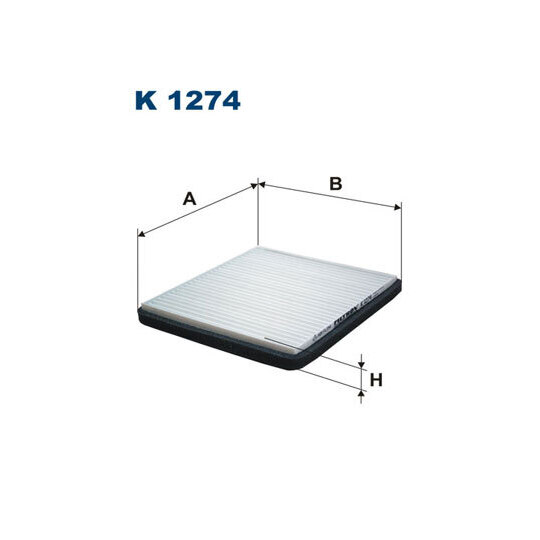 K 1274 - Filter, kupéventilation 