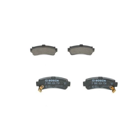 0 986 424 734 - Brake Pad Set, disc brake 