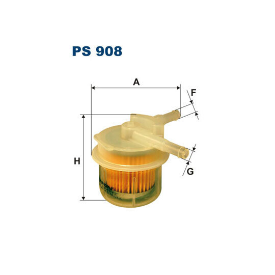 PS 908 - Bränslefilter 
