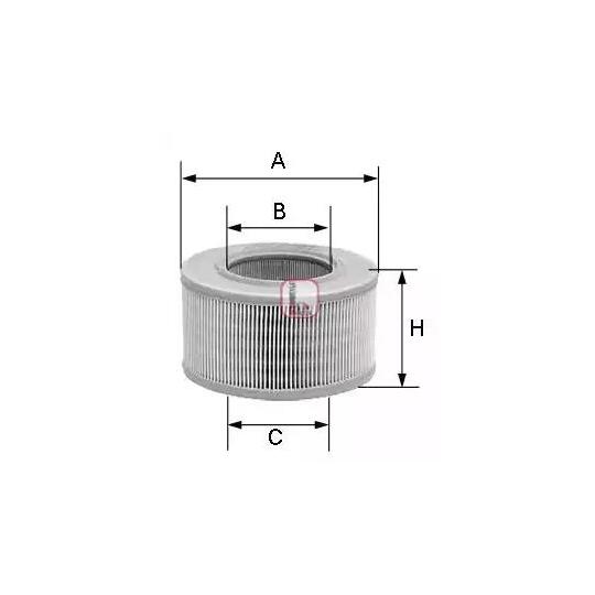 S 3988 A - Air filter 