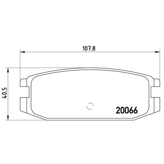 P 54 011 - Brake Pad Set, disc brake 