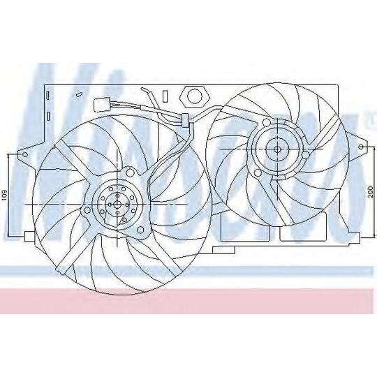 85004 - Tuuletin, moottorin jäähdytys 