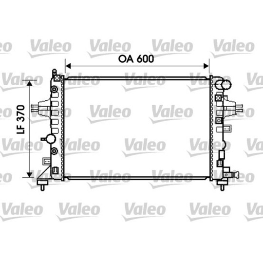 734381 - Radiator, engine cooling 